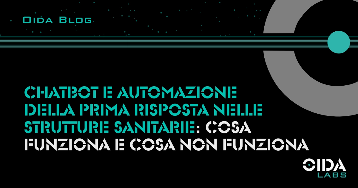 Chatbot e automazione della prima risposta nelle strutture sanitarie: cosa funziona e cosa non funziona